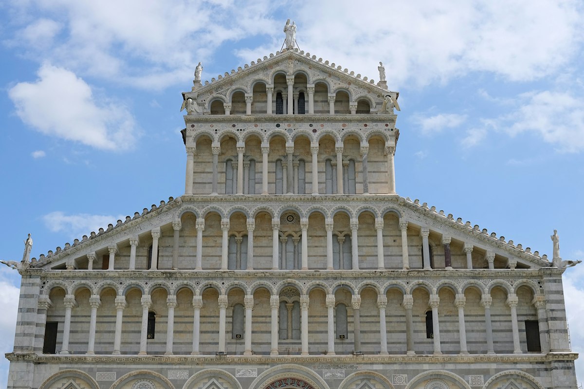 KUNSTDRUCK: DAS BAPTISTERIUM VON PISA